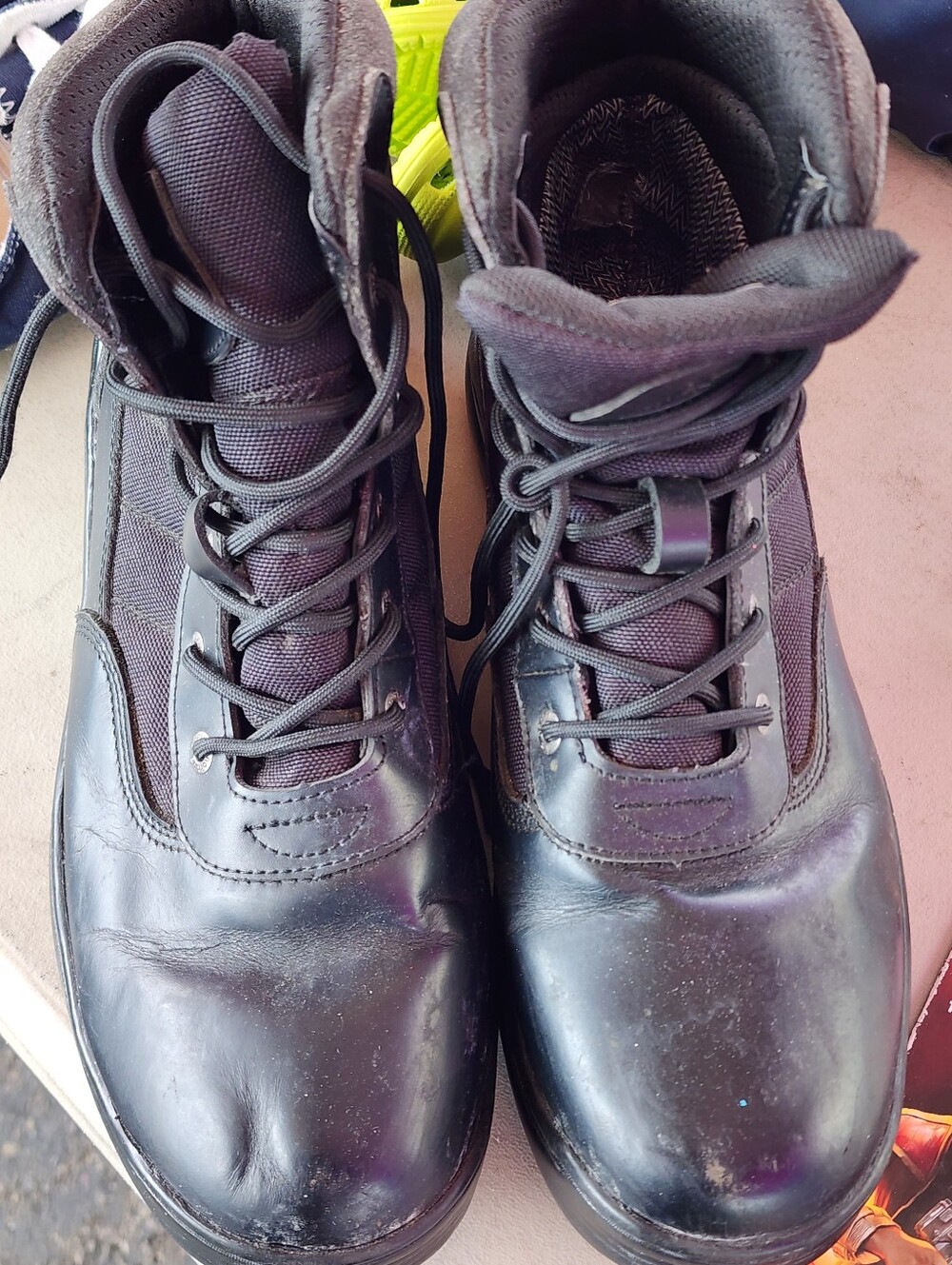 Men's Nortiva8 Black Tactical Lace-Up Boots